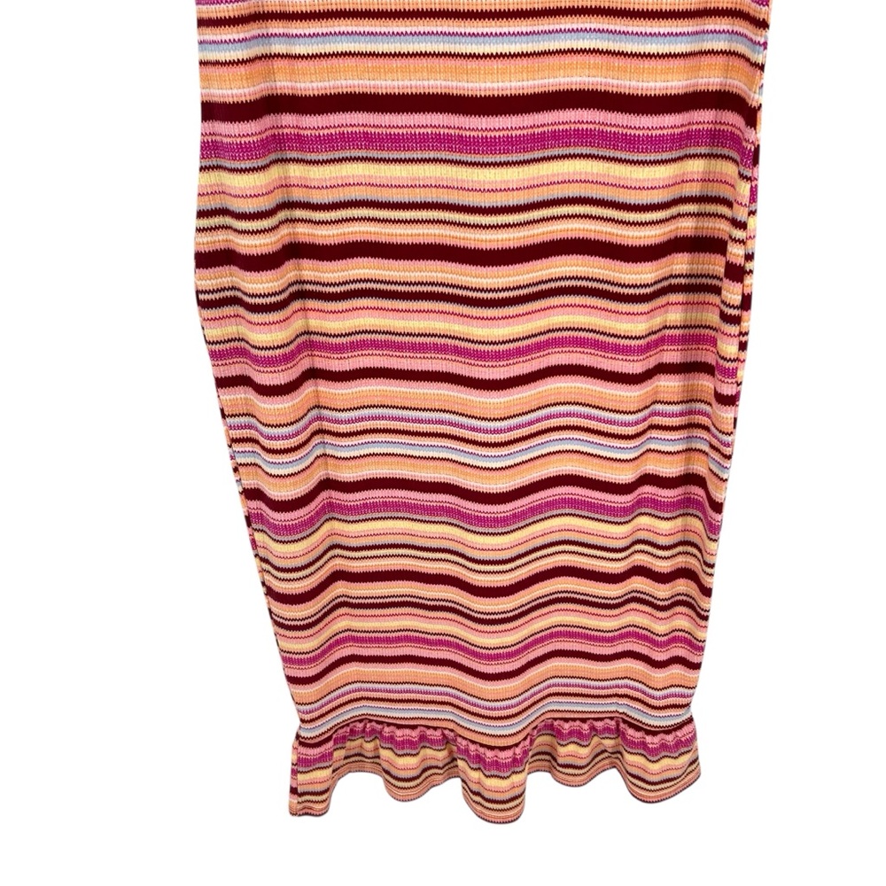 NWT Lane Bryant Cap-Sleeve Ruffle Bodycon Dress Size 14/16 - Picture 8 of 10